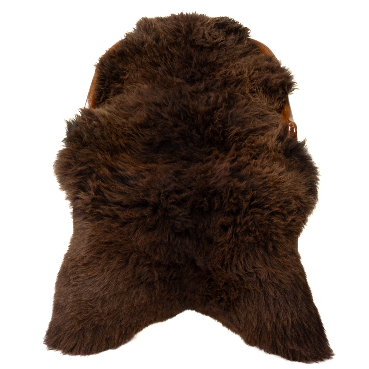 Large Thick Cushy Brown Sheepskin