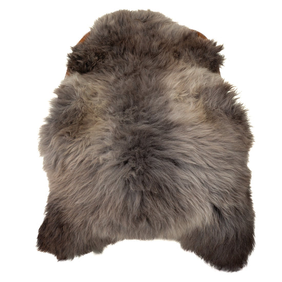 Large Thick Cushy Gray Mix Sheepskin