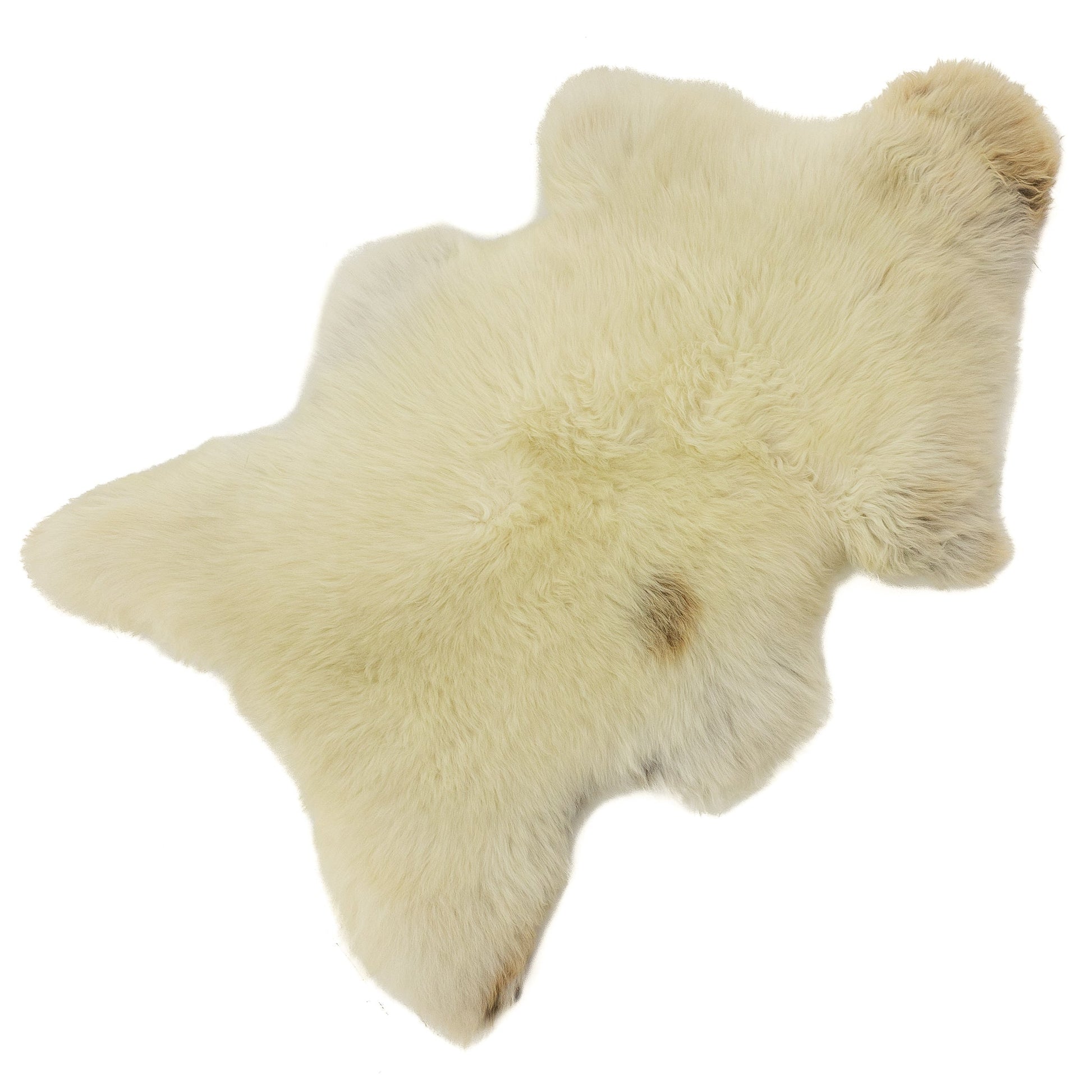 Large Thick Cushy Light Mottled Sheepskin
