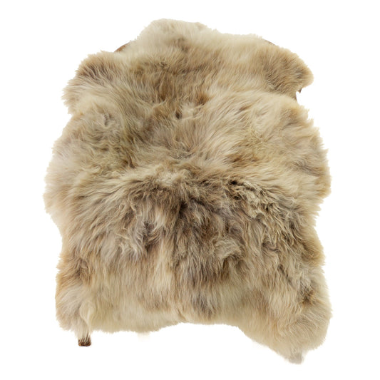 Large Thick Cushy Light Mottled Sheepskin