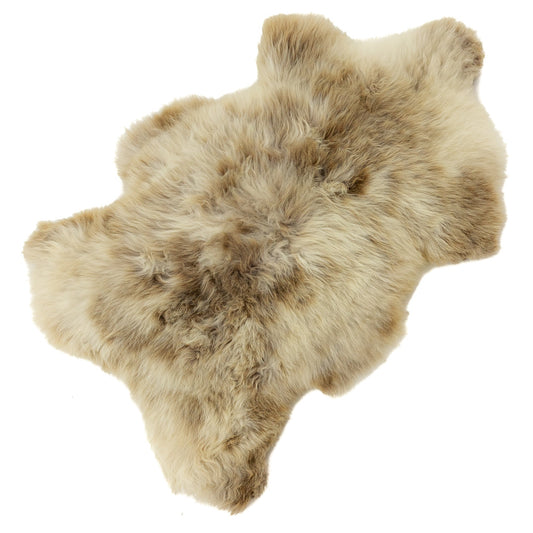 Large Thick Cushy Light Mottled Sheepskin