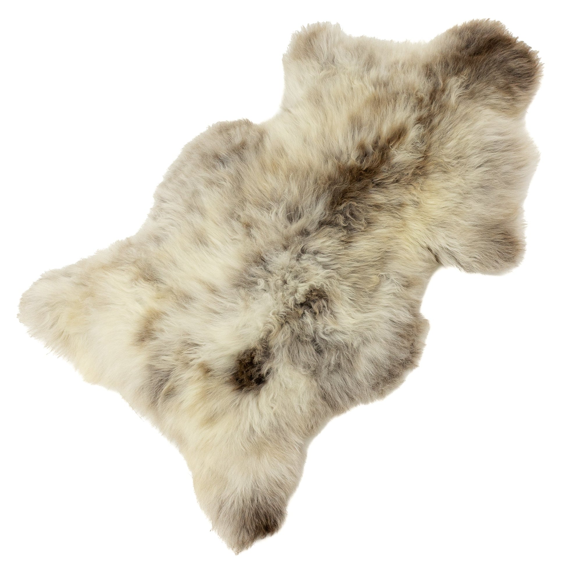 Large Thick Cushy Light Mottled Sheepskin