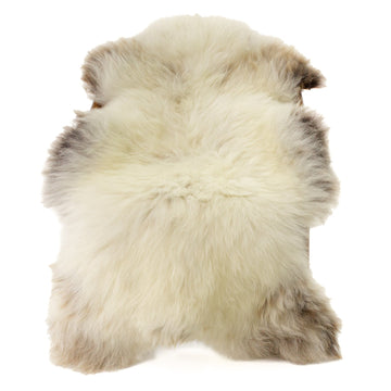 Large Thick Cushy Light Mottled Sheepskin