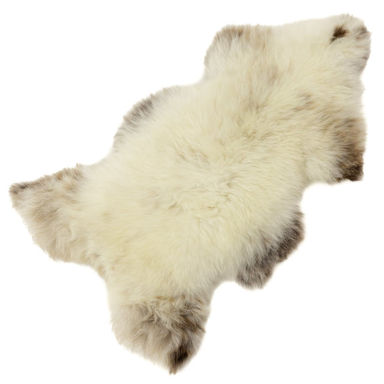 Large Thick Cushy Light Mottled Sheepskin