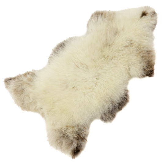 Large Thick Cushy Light Mottled Sheepskin
