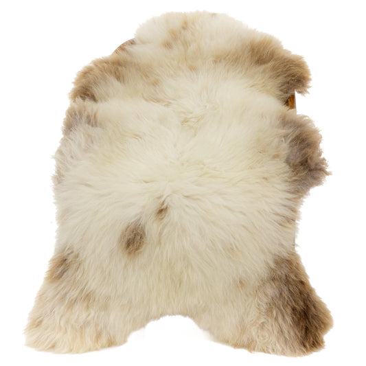 Large Thick Cushy Light Mottled Sheepskin