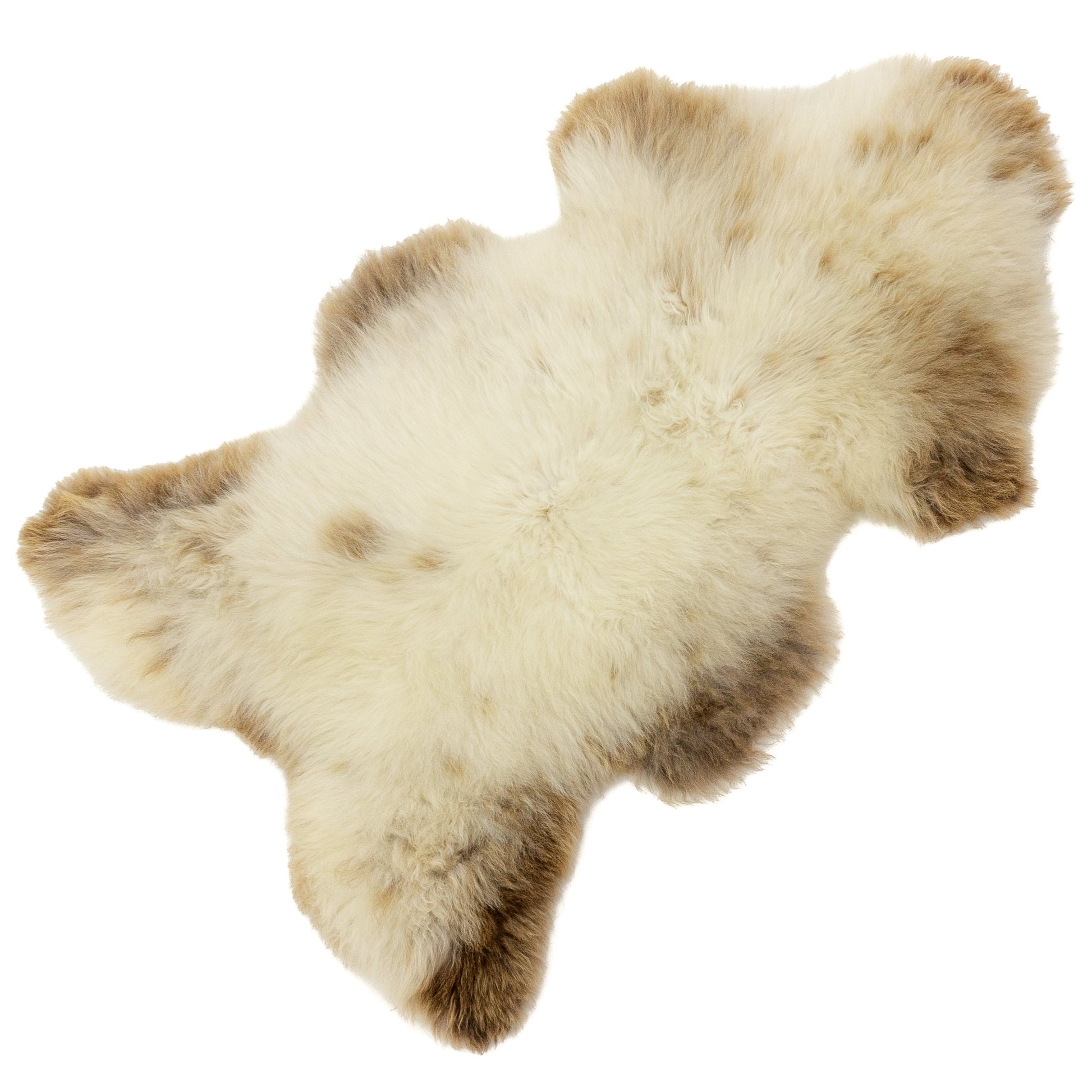 Large Thick Cushy Light Mottled Sheepskin
