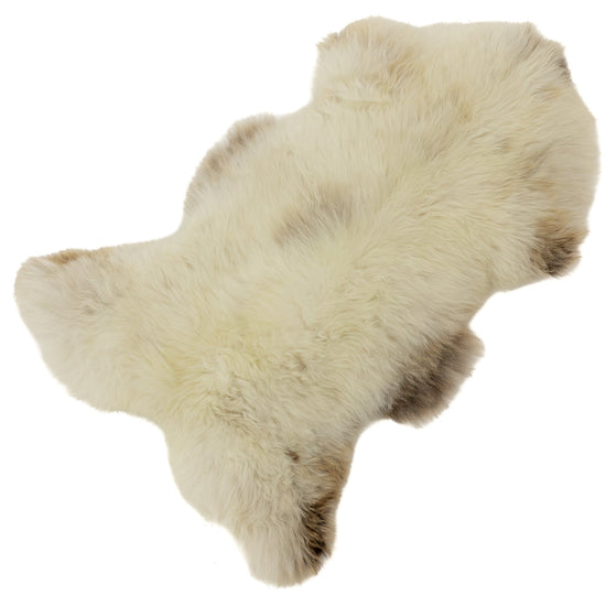 Large Thick Cushy Light Mottled Sheepskin