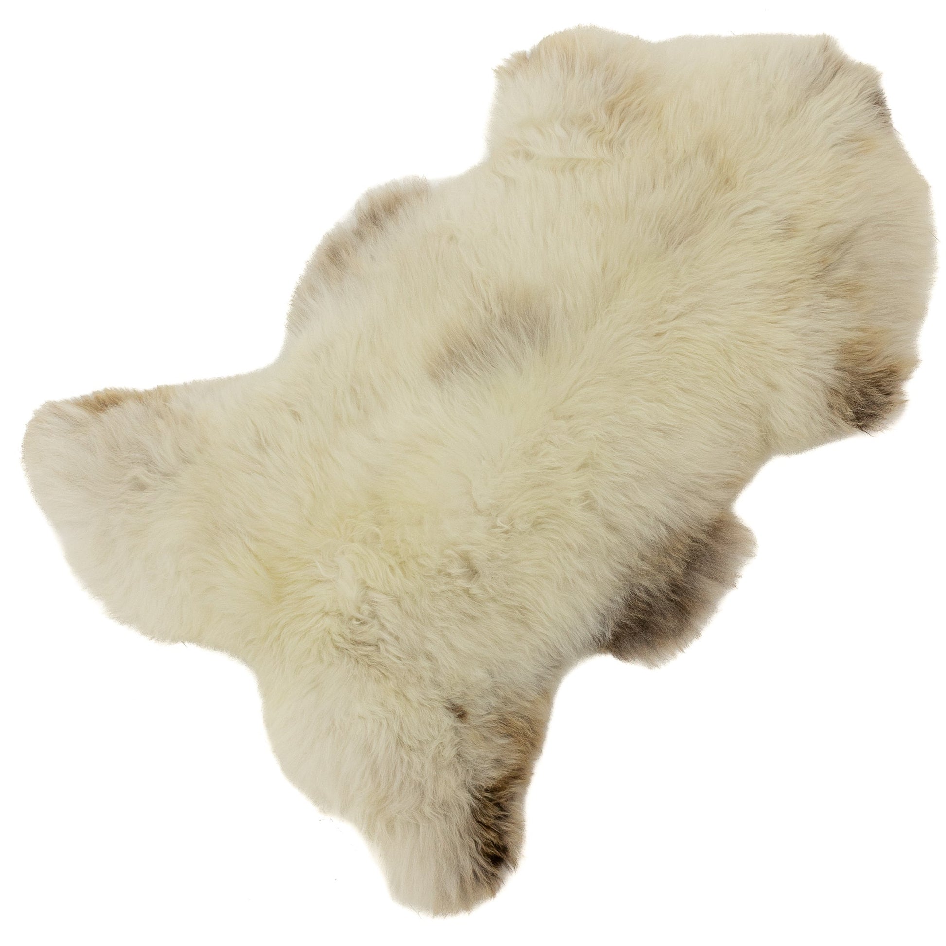 Large Thick Cushy Light Mottled Sheepskin