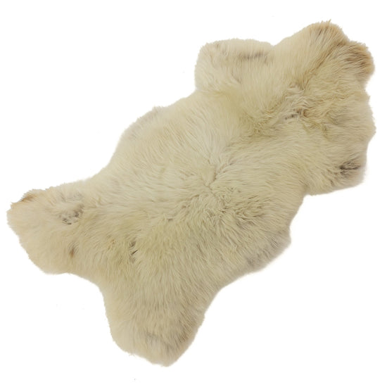 Large Thick Cushy Light Mottled Sheepskin