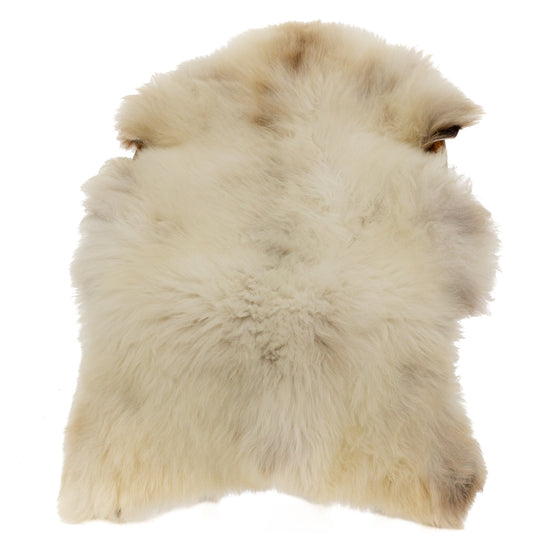Large Thick Cushy Light Mottled Sheepskin