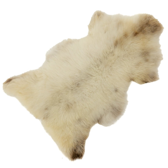 Large Thick Cushy Light Mottled Sheepskin