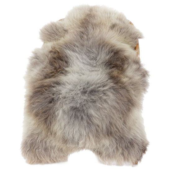 Large Thick Mottled Gray Sheepskin
