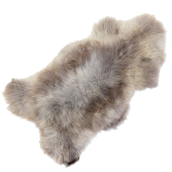 Large Thick Mottled Gray Sheepskin
