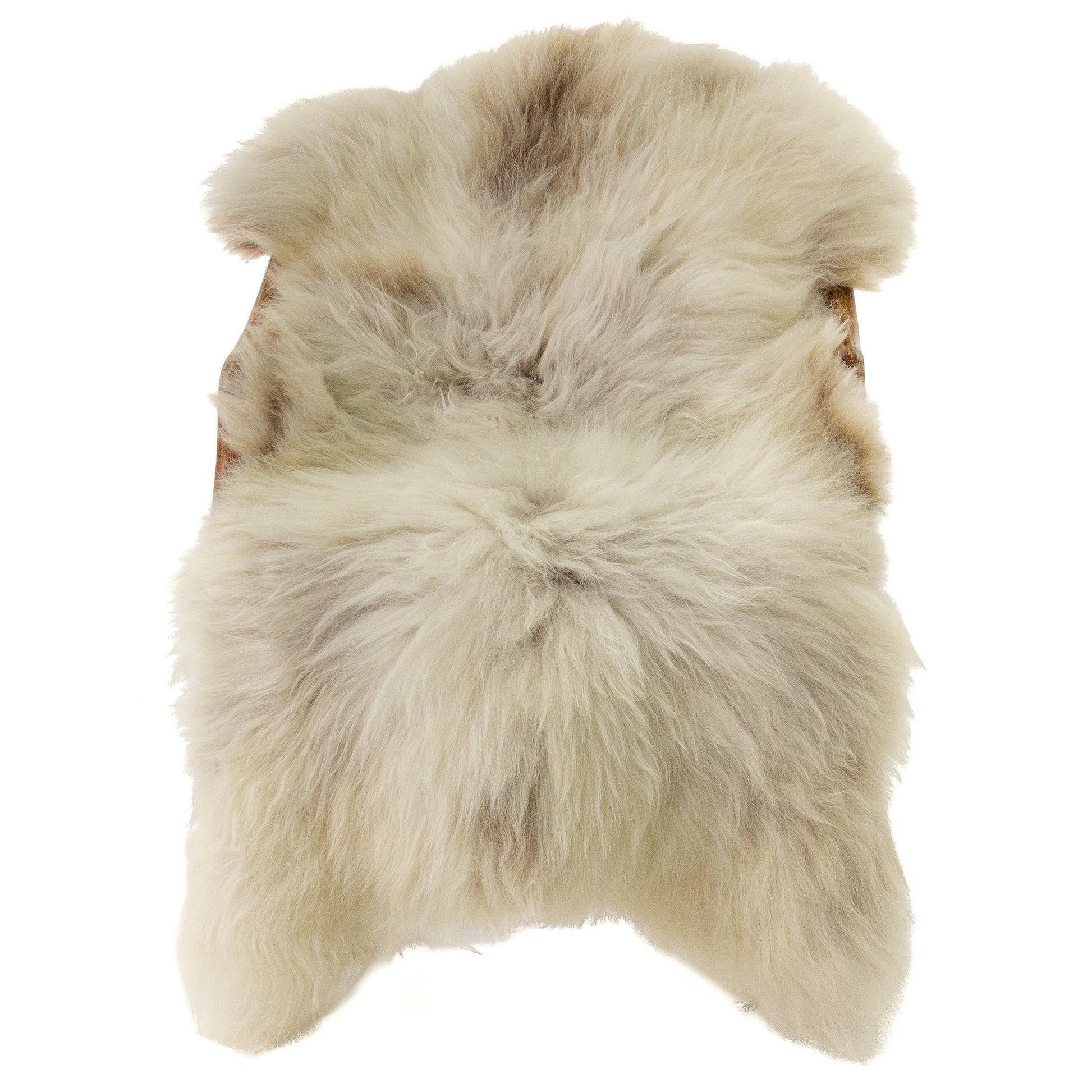 Large Thick Long Wool Light Mottled Sheepskin