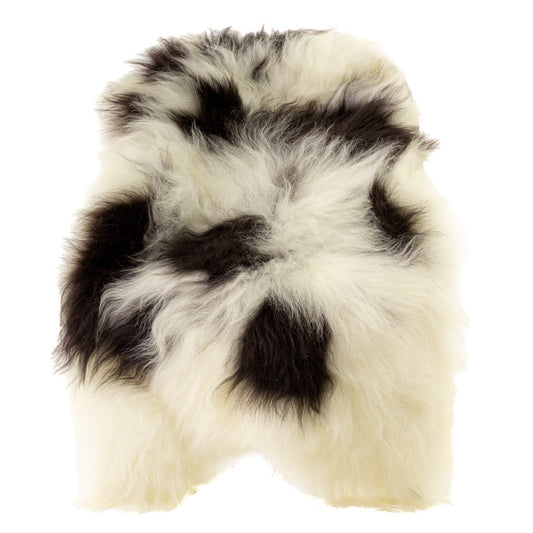 Large White w Black Spots Icelandic Sheepskin