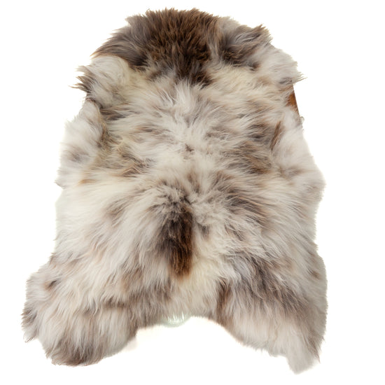 Large White w Brown Mottled Sheepskin
