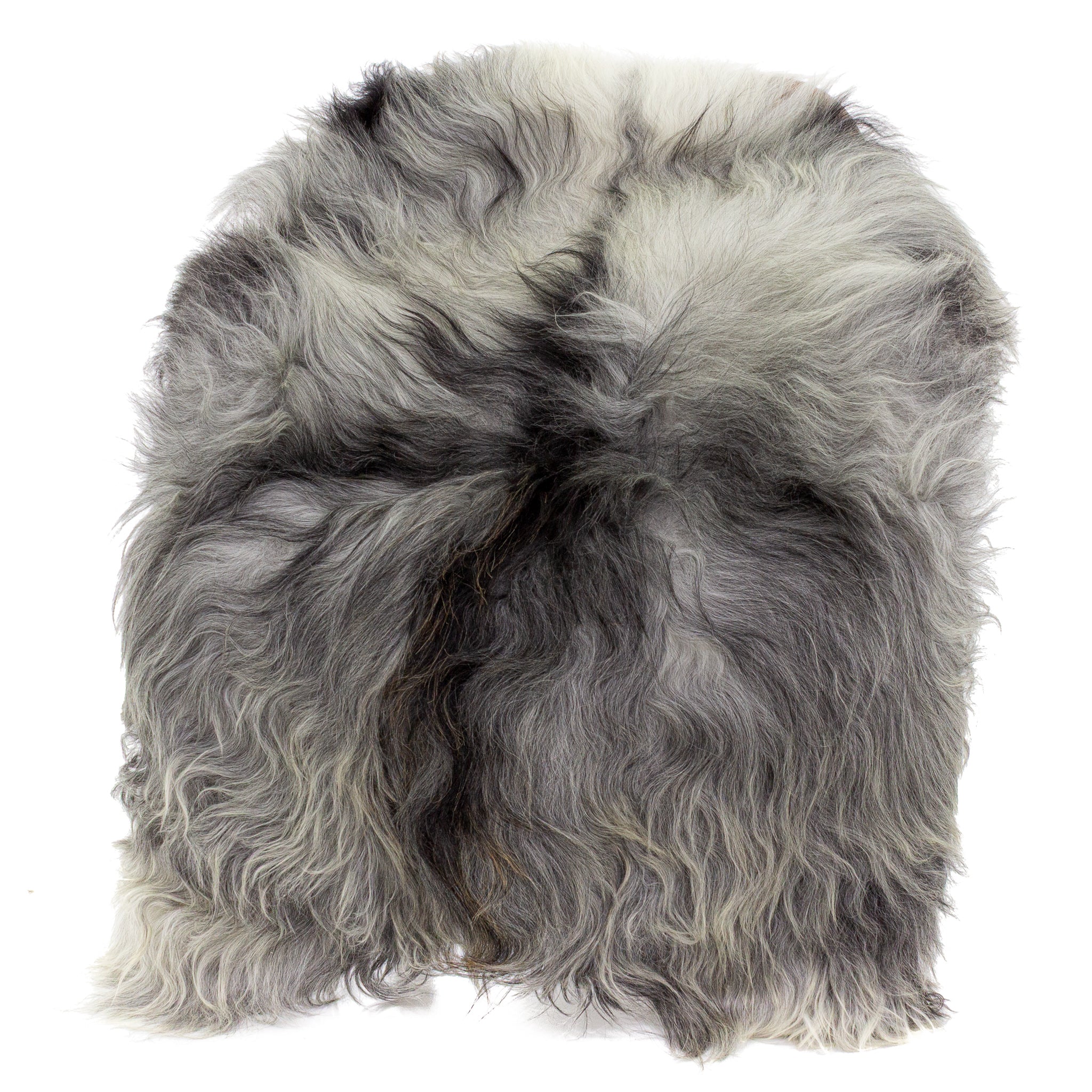 Sheepskin: Large Wide Course Wool Natural Gray Icelandic – European ...
