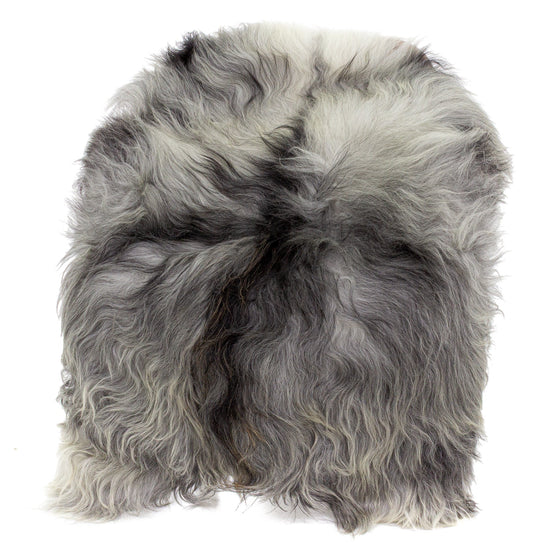 Large Wide Course Wool Natural Gray Icelandic Sheepskin