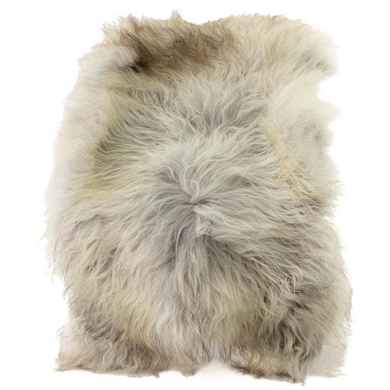 Large Wide Natural Gray Icelandic Sheepskin