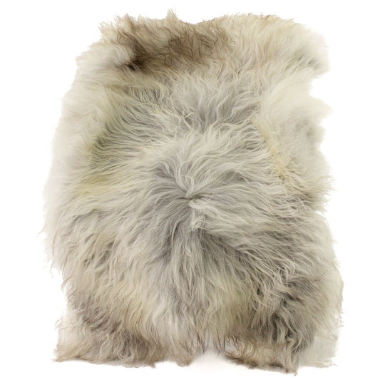 Large Wide Natural Gray Icelandic Sheepskin