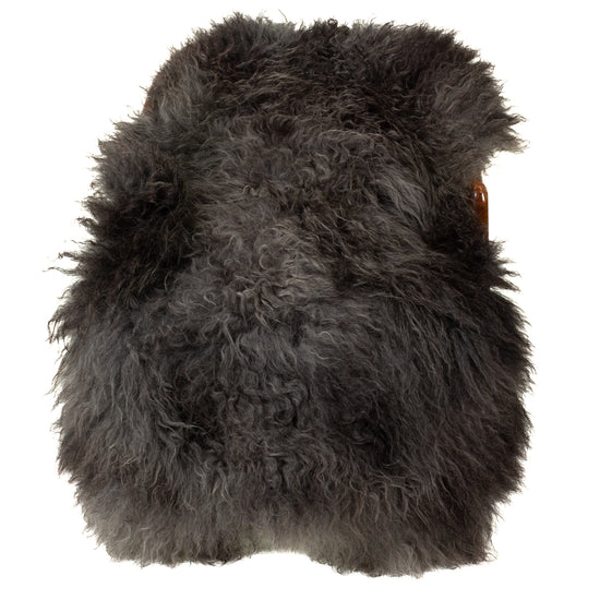 Large Wide Soft Silver Gray Swedish Sheepskin