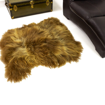 Light Blonde Brown Double Side-Side Icelandic Sheepskin