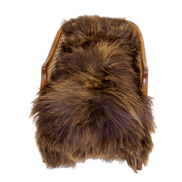 Light and Dark Brown Mix Icelandic Sheepskin