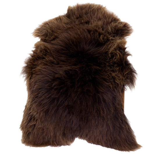 Long Wool Brown Sheepskin