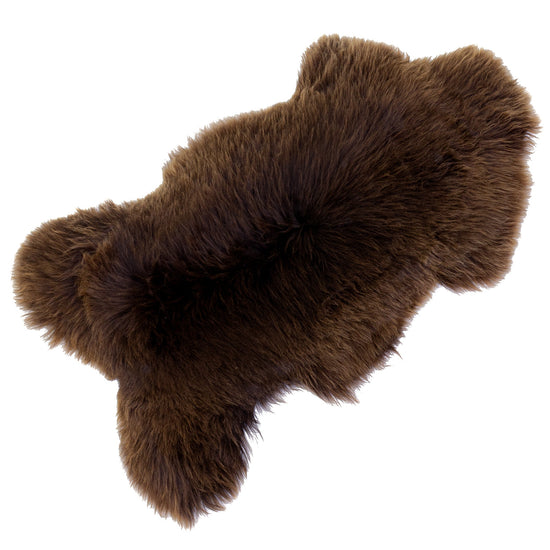 Long Wool Brown Sheepskin