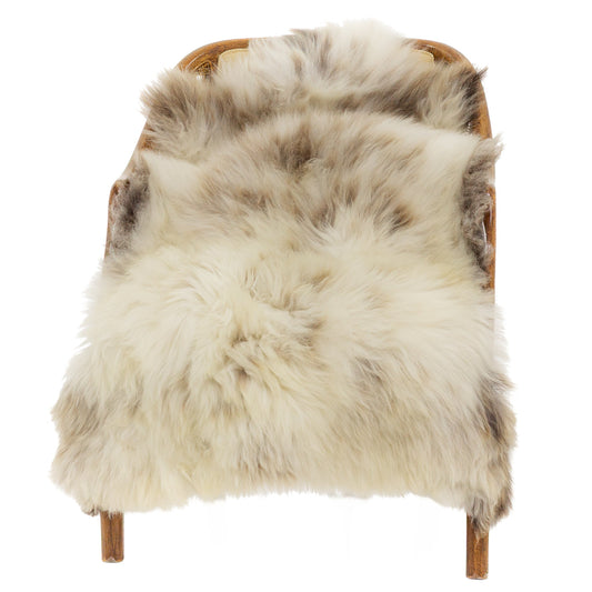 Long Wool Mottled Sheepskin