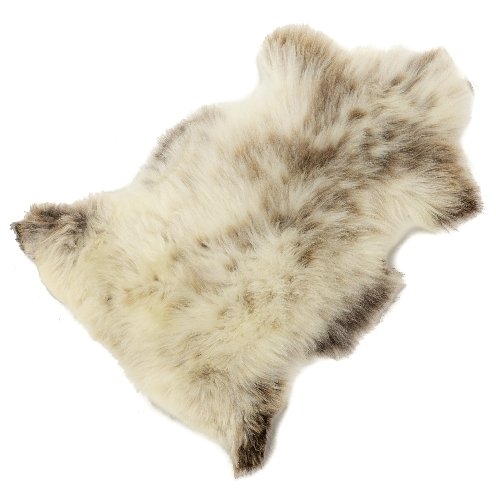 Long Wool Mottled Sheepskin