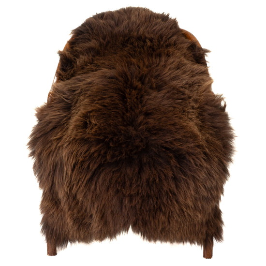 Long Wool Thick Brown Sheepskin