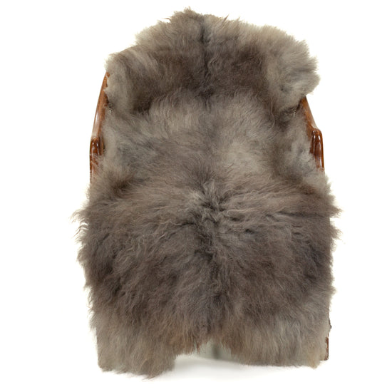 Mixed Gray Long Wool Swedish Sheepskin