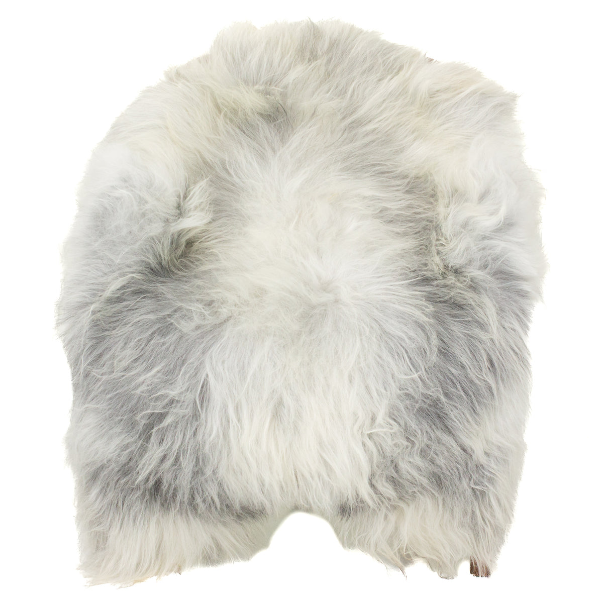Silver White Gray Icelandic Sheepskin