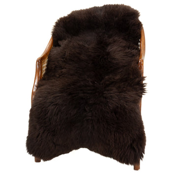 Soft Wool Dark Brown Swedish Sheepskin