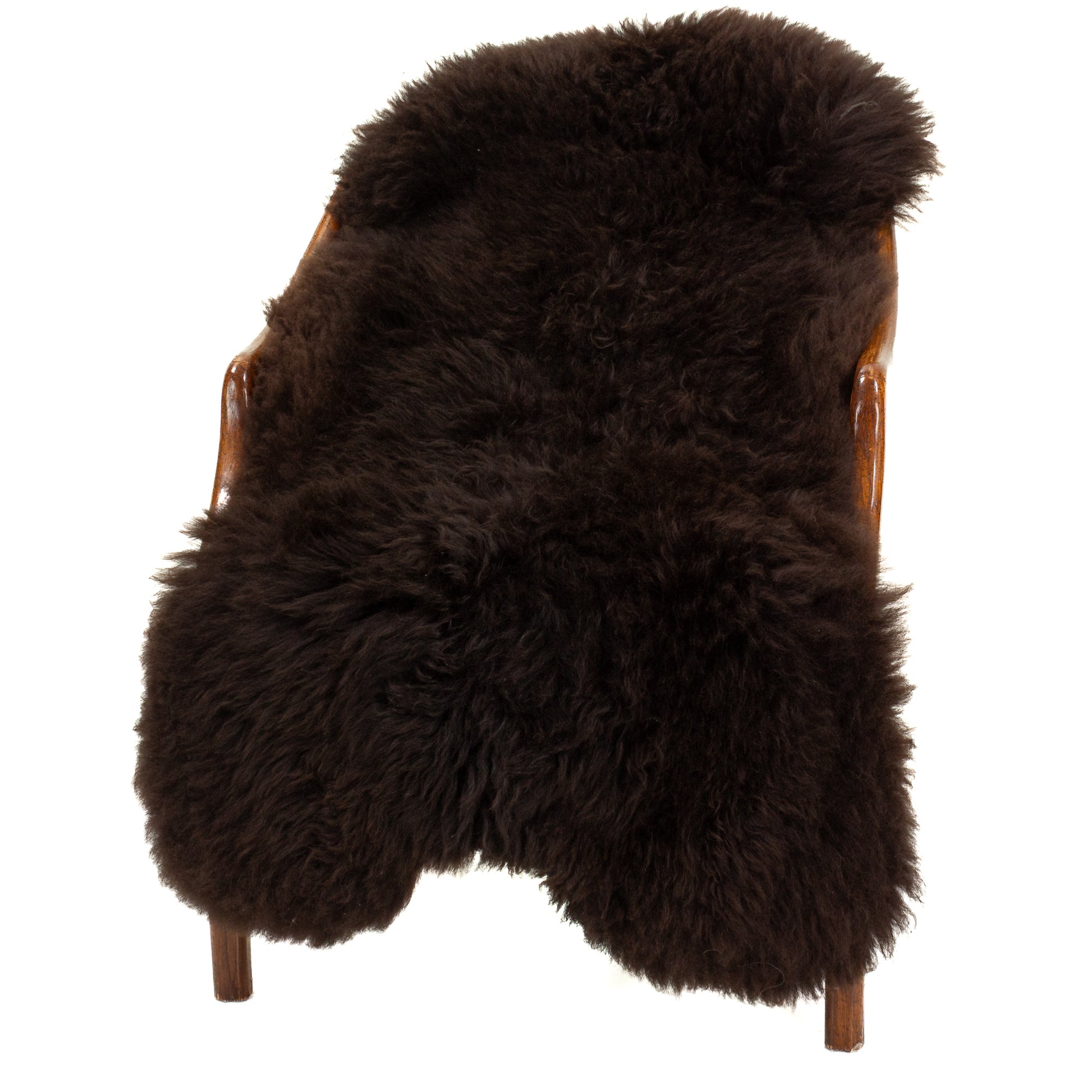 Soft Dark Brown Swedish Sheepskin