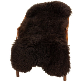Soft Dark Brown Swedish Sheepskin