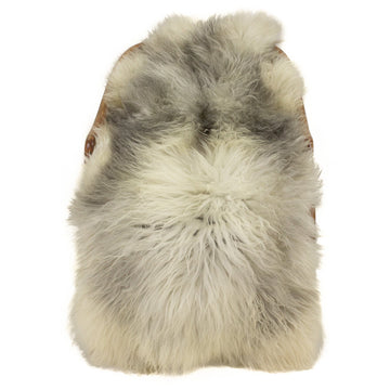 Soft Silver Gray Long Wool Swedish Sheepskin