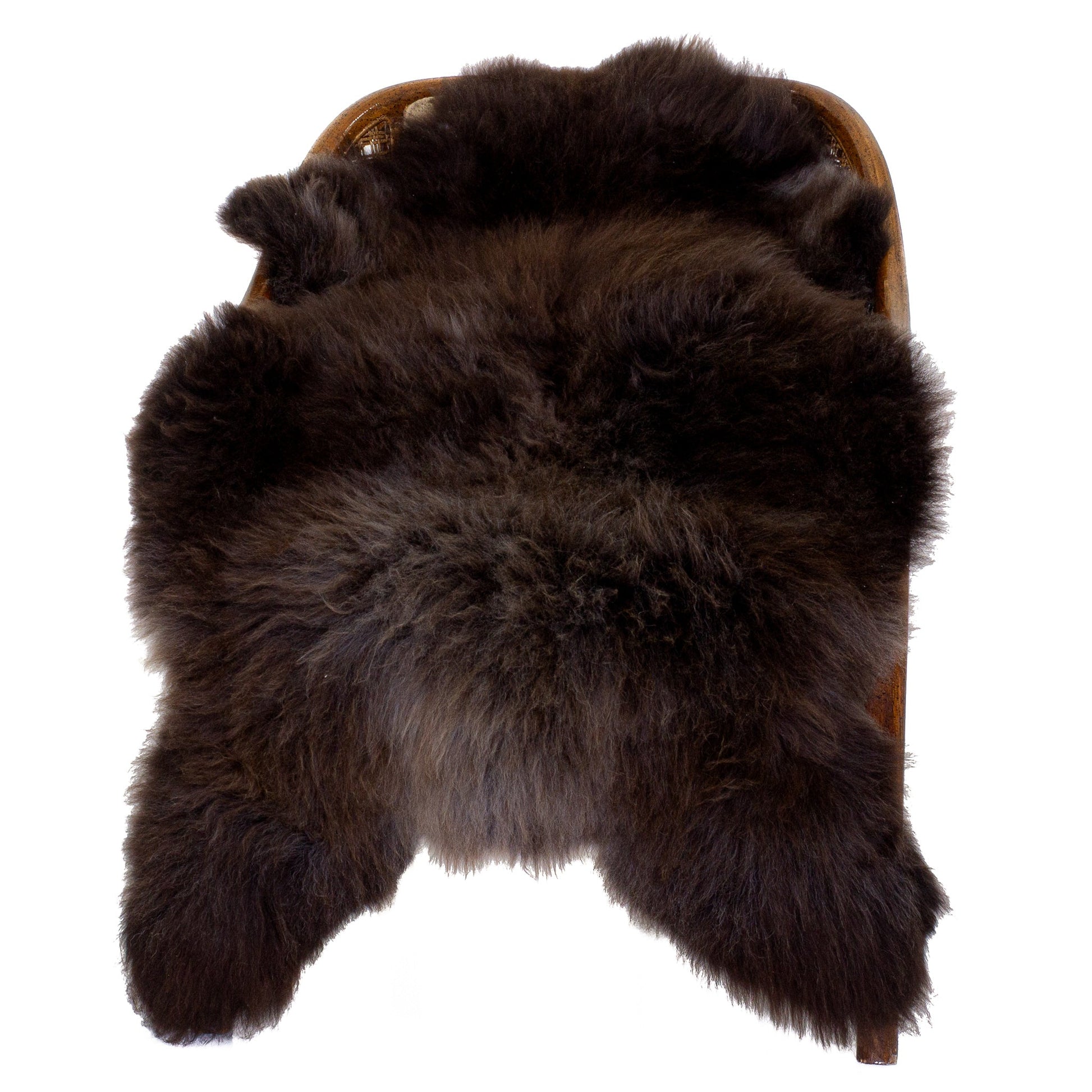 Soft Short Wool Brown Sheepskin