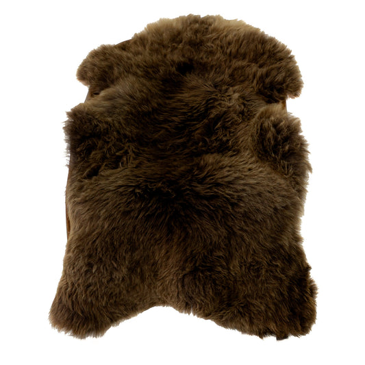 Soft Short Wool Light Brown Sheepskin