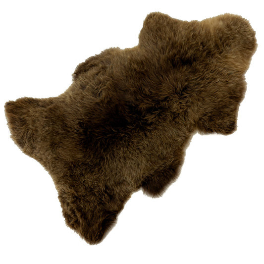 Soft Short Wool Light Brown Sheepskin