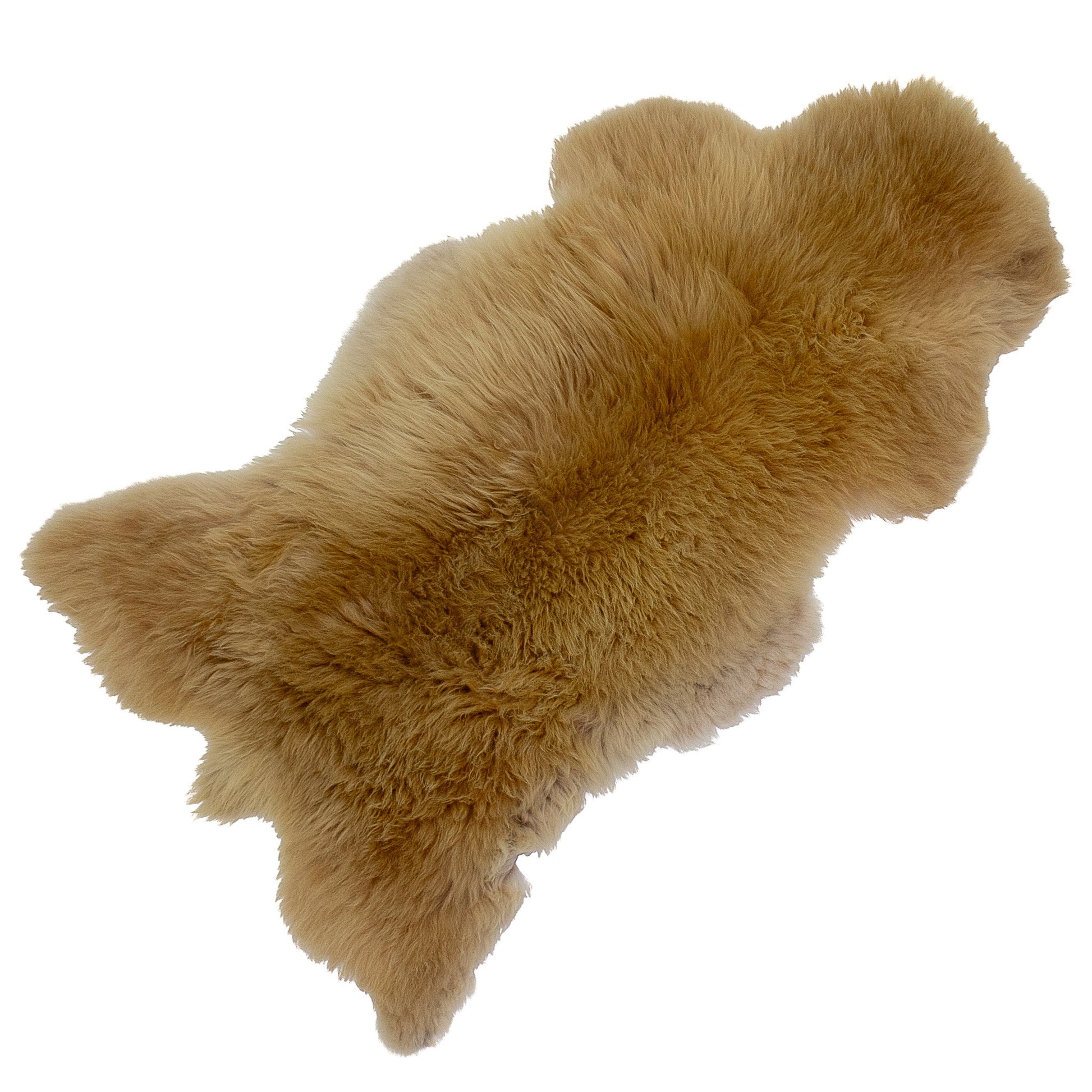 Large Soft Thick Cushy Blonde Brown Sheepskin