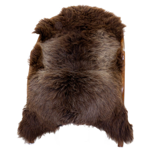 Brown w Some Gray Sheepskin