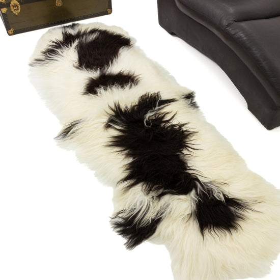 Spotted Double End-End Icelandic Sheepskin