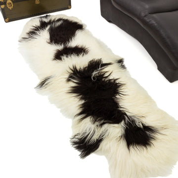 Spotted Double End-End Icelandic Sheepskin