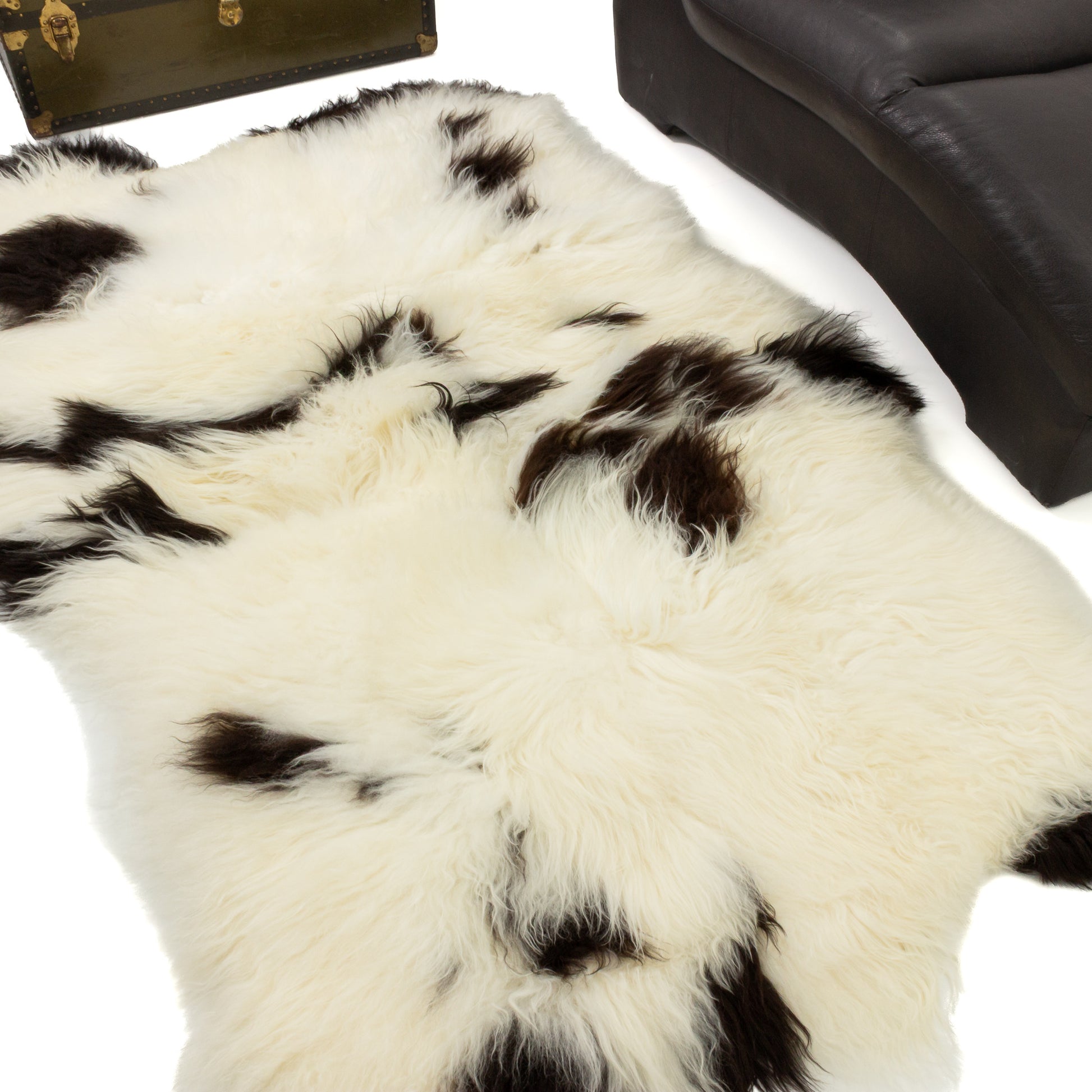 Spotted Quad Icelandic Rug Sheepskin
