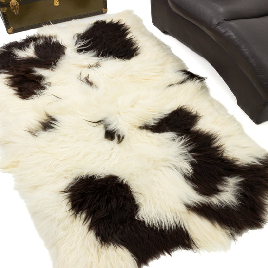 Spotted Quad Icelandic Rug Sheepskin