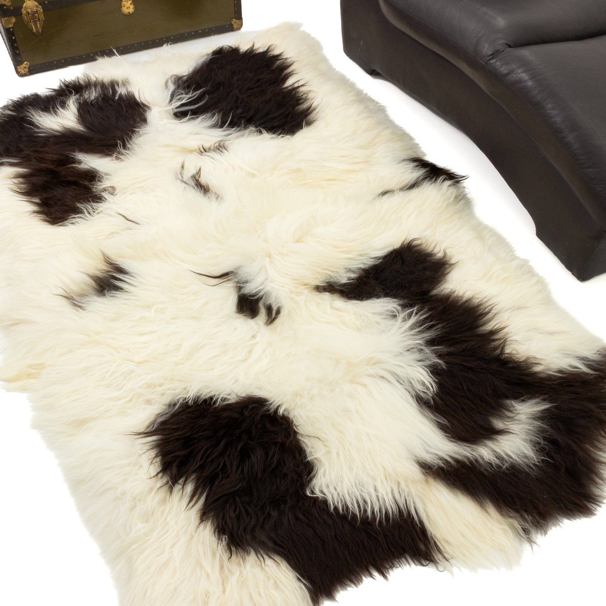 Spotted Quad Icelandic Rug Sheepskin
