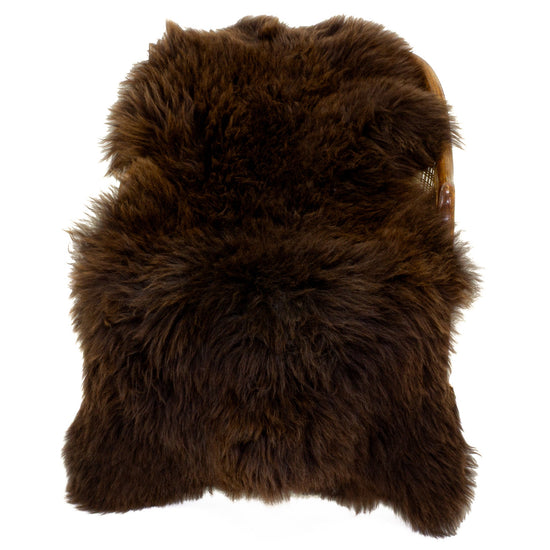 Thick Plush Brown Sheepskin